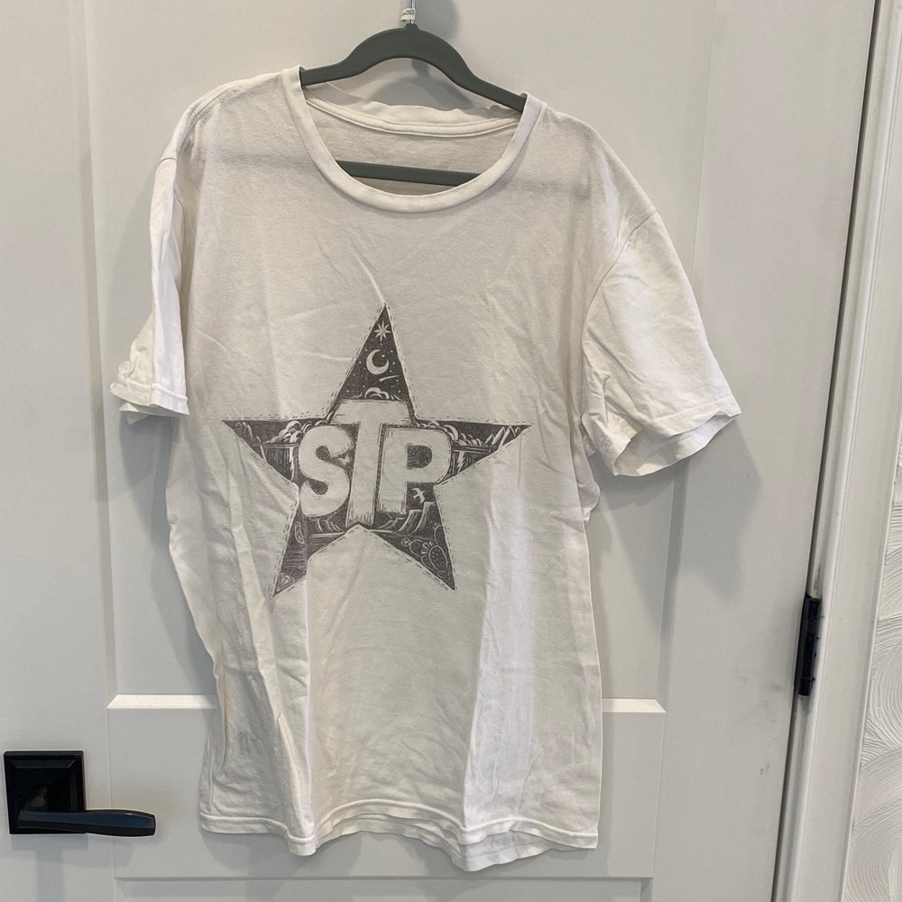 White Graphic Stone Temple Pilots Vintage T-Shirt